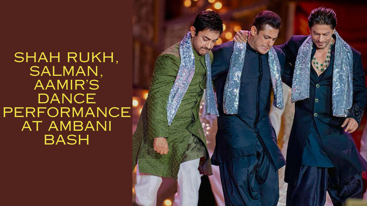 Shah Rukh, Salman, Aamir’s dance was a parody performance at Ambani bash